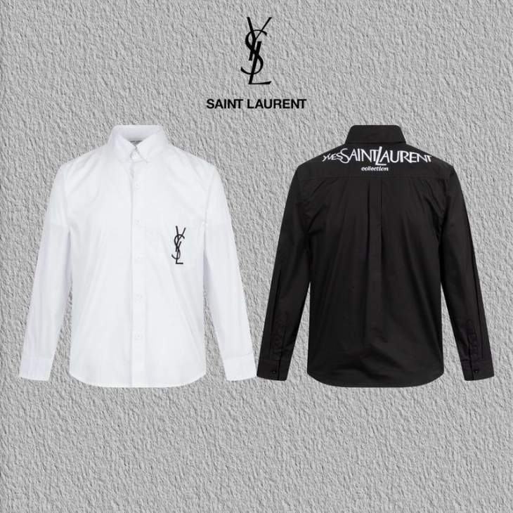 Picture of YSL Shirt Long _SKUYSLS-XLhltxB7927742